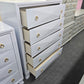 5 drawers baby blue modern chest