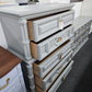 Bassett gray vintage chest