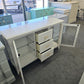 Pale pink TV stand