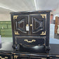 Black Distressed nightstand