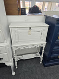 White Distressed antique cabinet