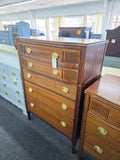 19th century Regency solid wood chest