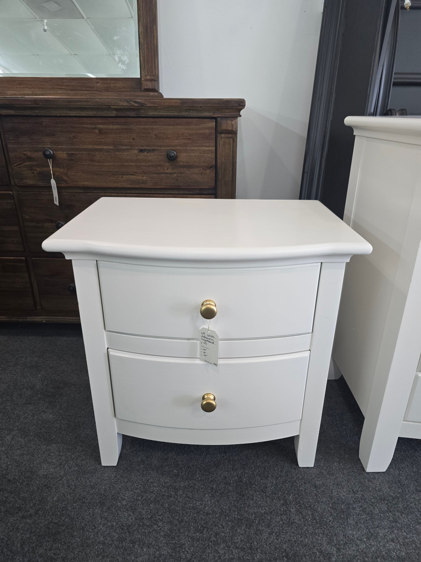 Off white nightstand