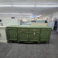 Solid wood french provincial green cabinet