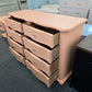 Stanley soft orange lacquered dresser