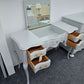 Solid wood french provincial blue Lacquered vanity