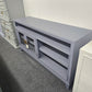 Blue/gray tv stand