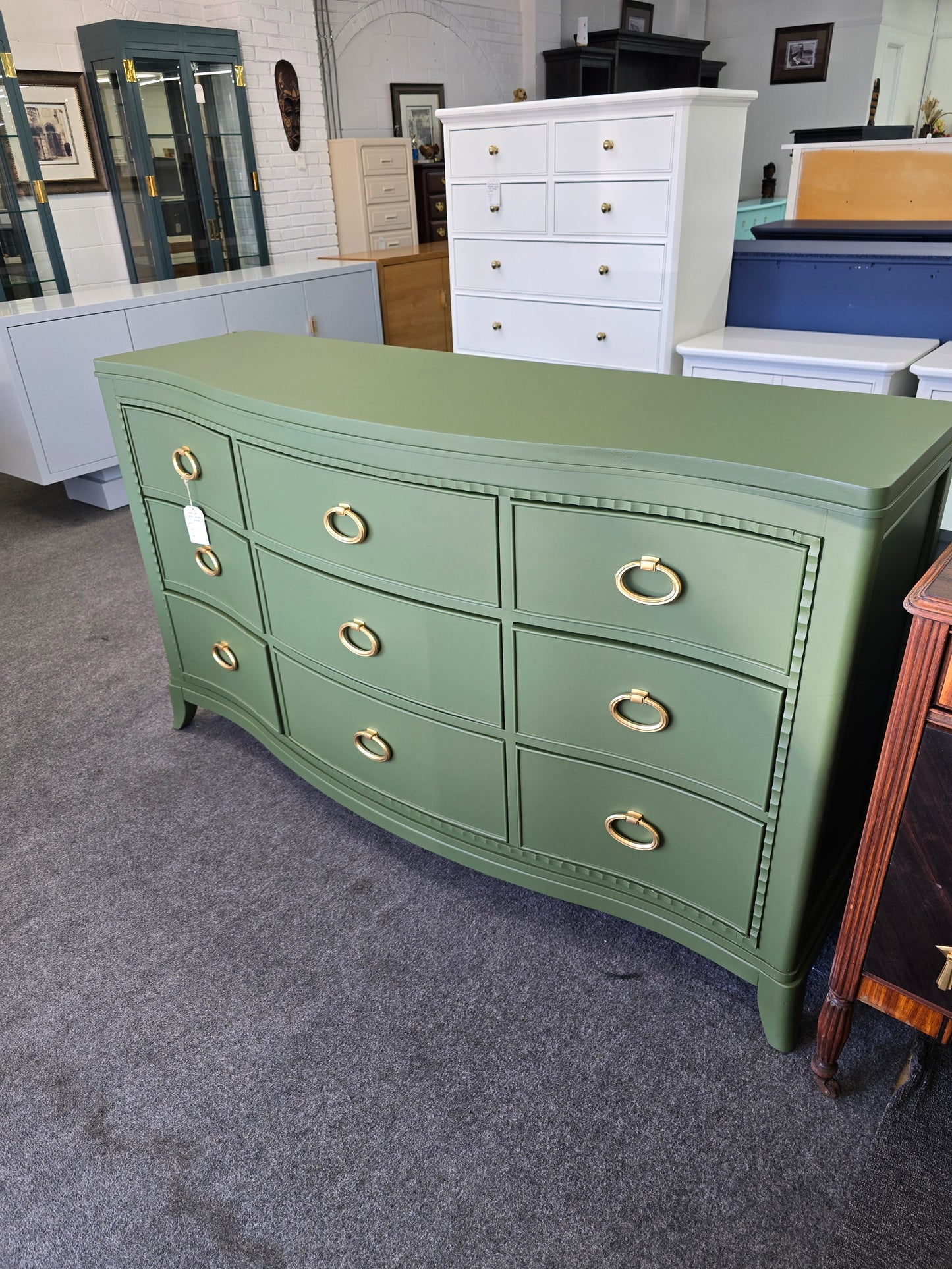 Universal secret garden solid wood dresser