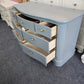 7 drawers green gray dresser