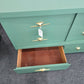 MCM green 9 drawers dresser