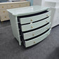 Cute minty green solid wood bowfront dresser