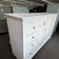 Cindy Crawford white lacquered dresser