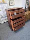 All solid wood 5 drawers chest