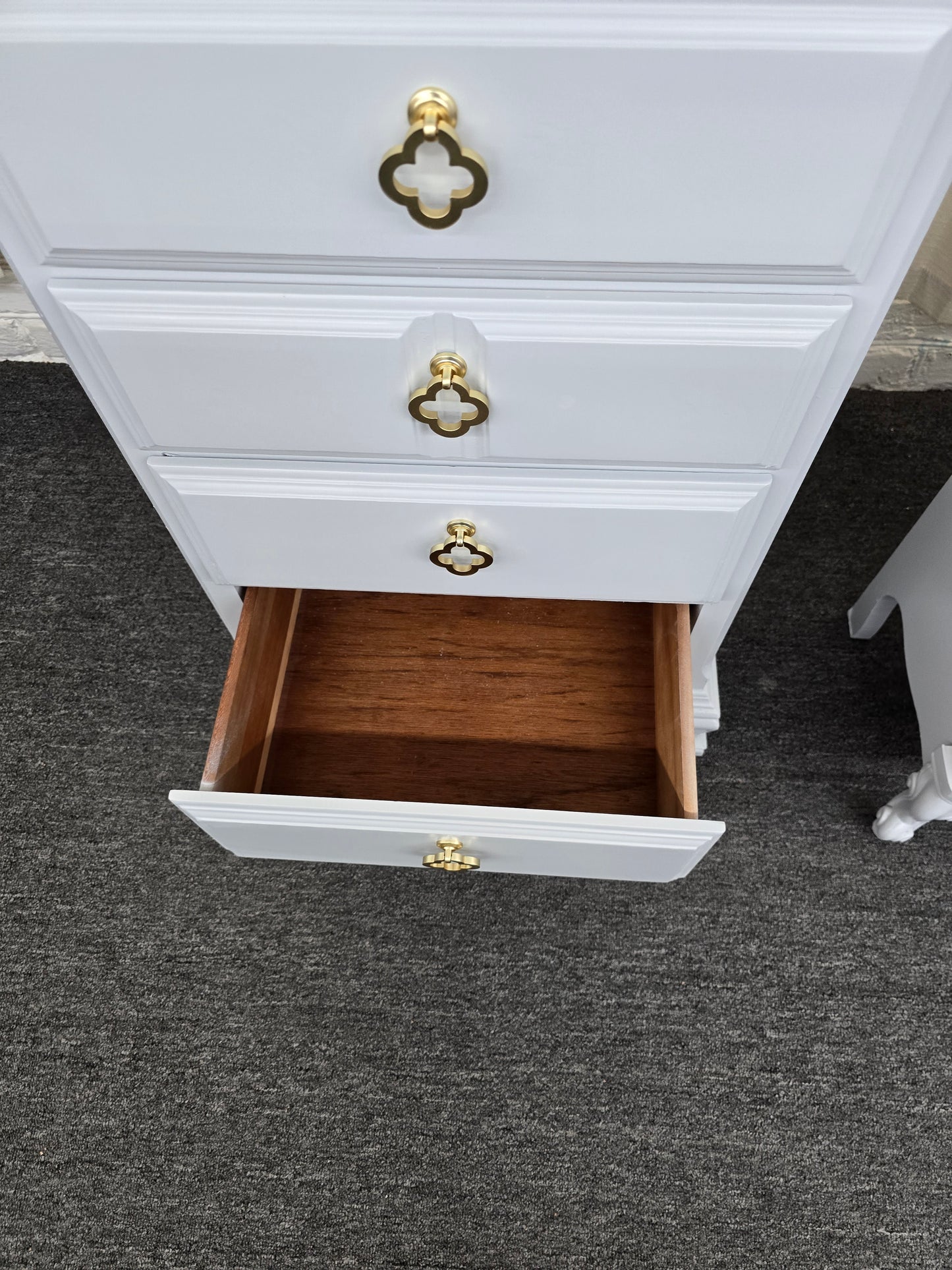 Solid wood gray/blue SUMTER lingerie chest