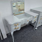 Solid wood french provincial blue Lacquered vanity