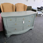 7 drawers green gray dresser
