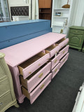 Lexington pink 9 drawers dressee