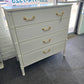 Faux Bamboo off white chest