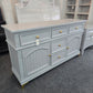 5 drawers / 2 doors gray dresser