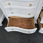 Gorgeous white Distressed lacquered dresser