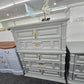 Bassett gray vintage chest
