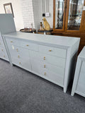 Solid wood Kincaid gray dresser