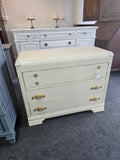 Waterfall Distressed creamy dresser