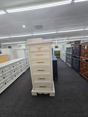 Bassett white lingerie chest