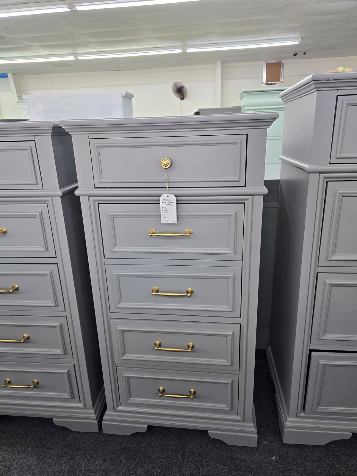 Universal gray lingerie chest