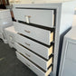 Gray lacquer chest
