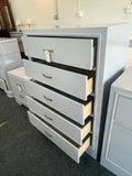 Gray lacquer chest