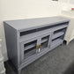Blue/gray tv stand