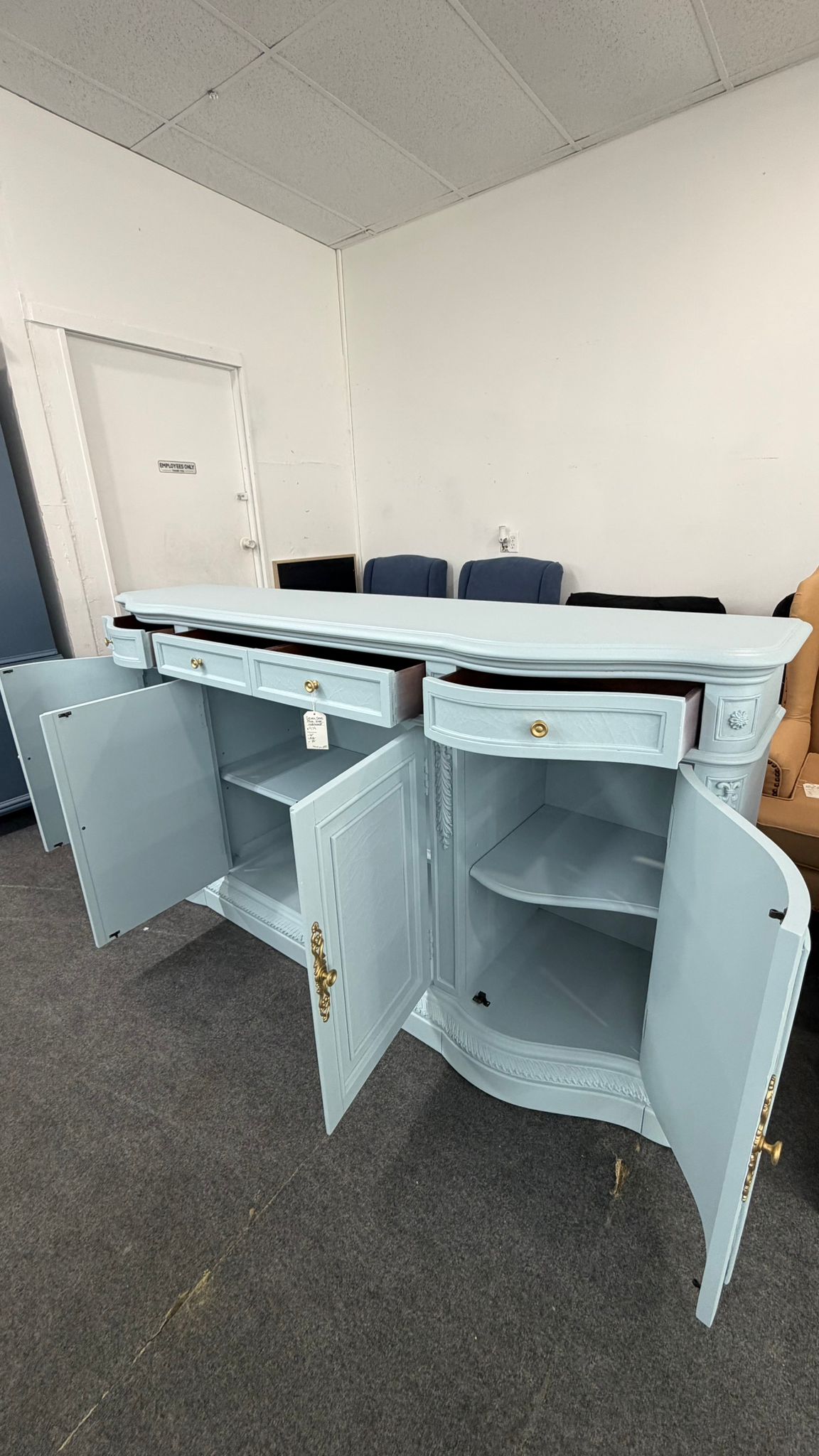 Seven seas baby blue sideboard
