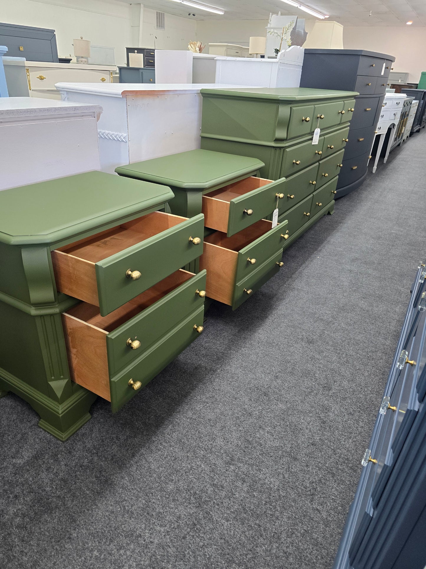 Secret Garden pair of nightstands