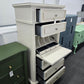 Drexel heritage cream lacquered chest/secretary