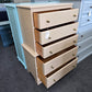 Antique beige 5 drawers chest