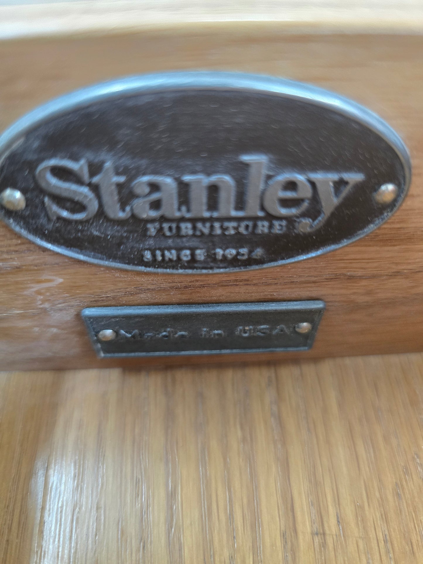 Stanley soft orange lacquered dresser