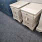 Creamy pair of nightstands/ file cabinets