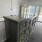 Liberty olive green lacquered chest