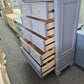 Blue gray tall chest