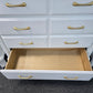 Super cute white 4 drawers chest