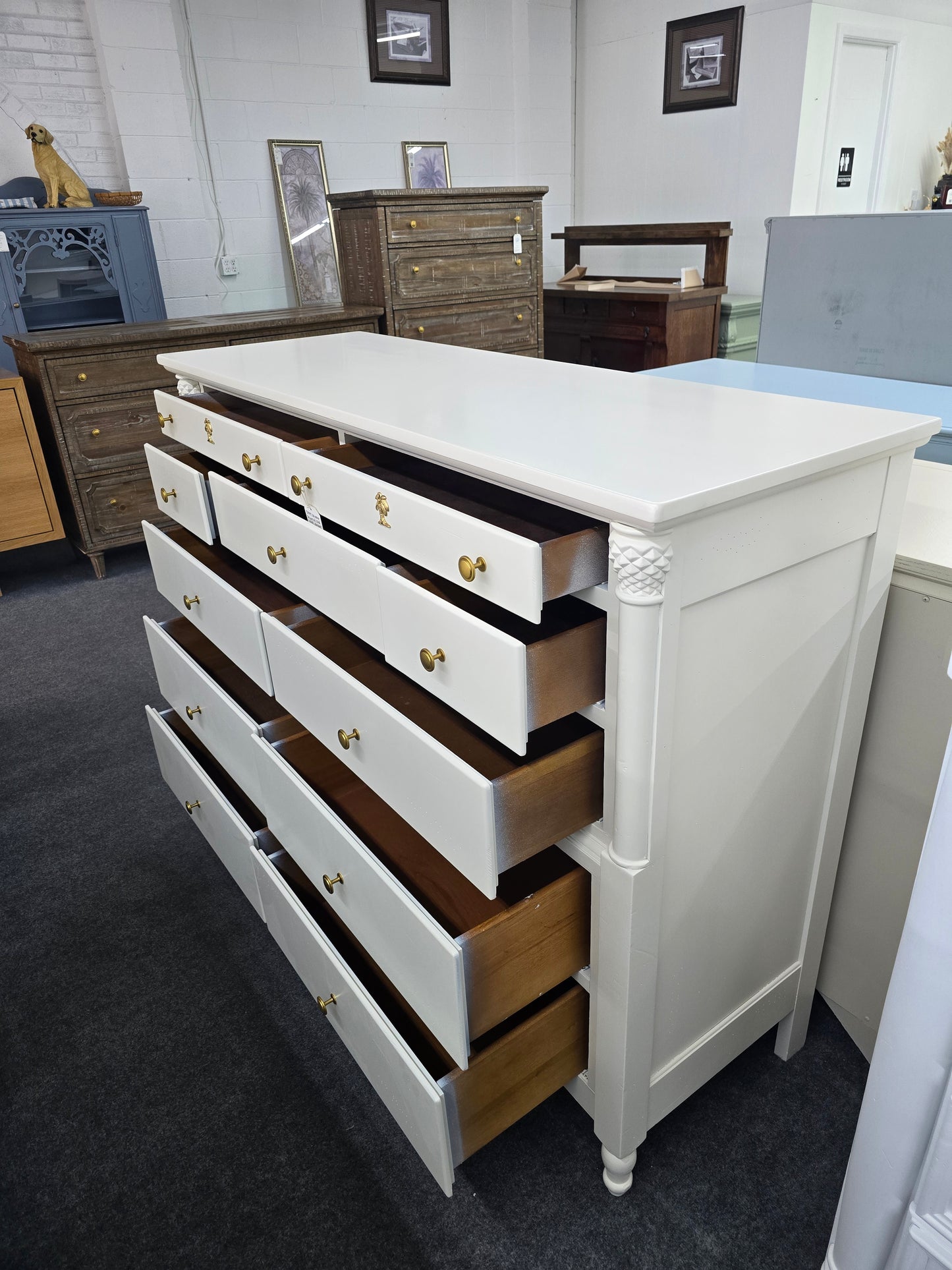 Tommy Bahama lacquered dresser