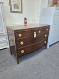 19th century Regency bowfront dresser