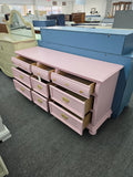 Lexington pink 9 drawers dressee