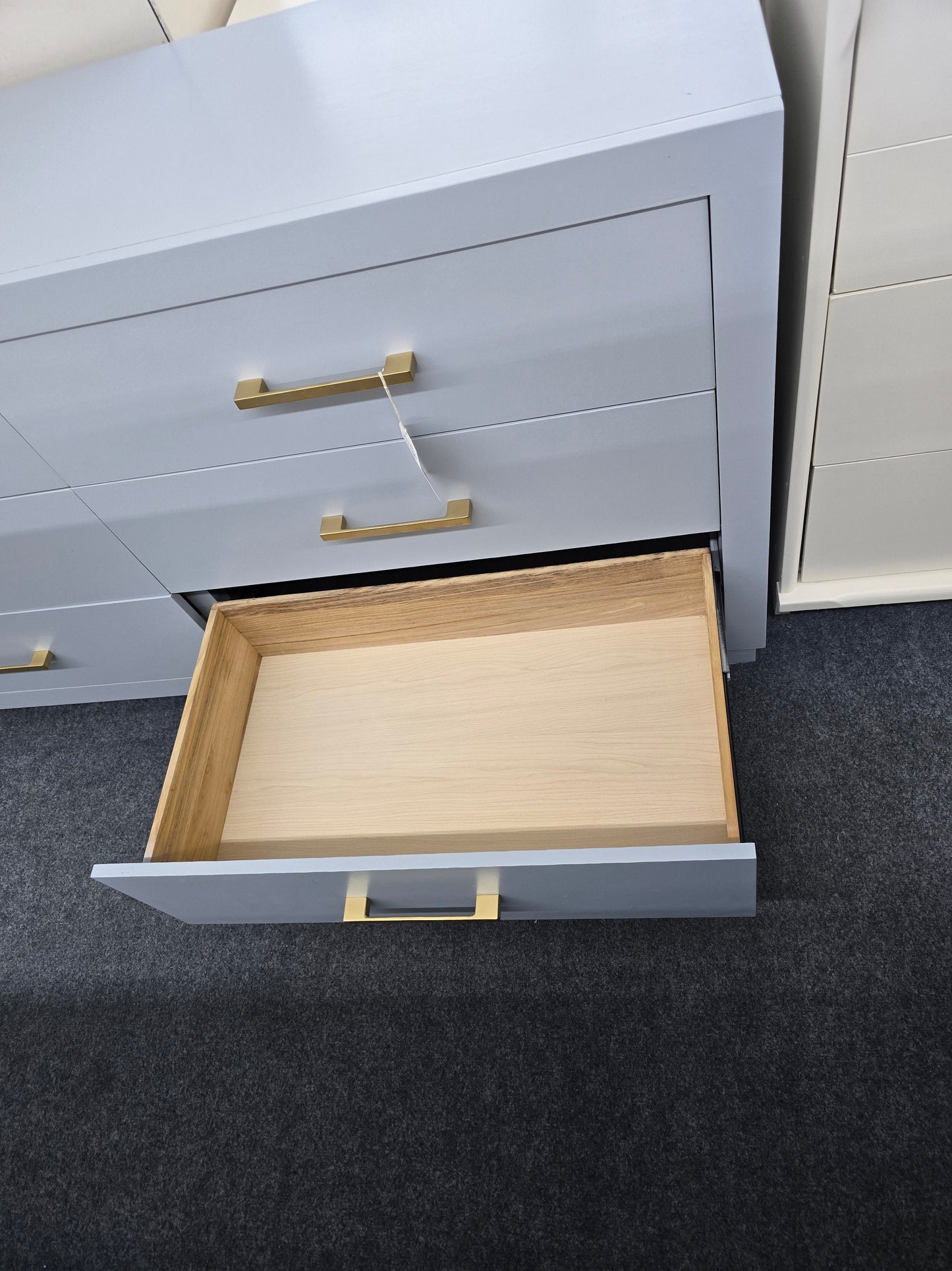 6 drawers gray dresser