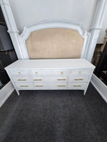 MCM white Distressed broyhill premier dresser