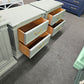 Bassett vintage green gray pair of nightstands