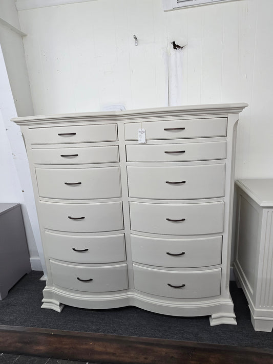 Century destinations solid wood double  chest creamy