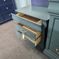 Green e drawers nightstand