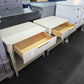 Harden creamy pair of end tables
